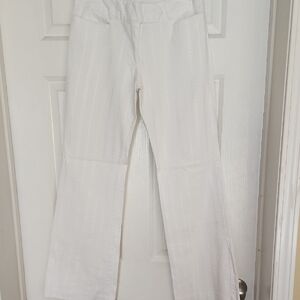 Elegant White Women's Pants